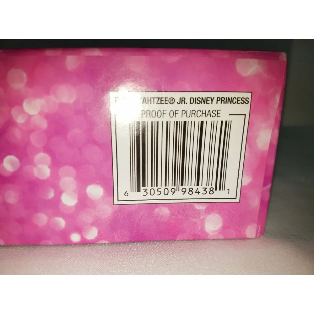 Yahtzee Jr Disney Princess Board Game Dice Ariel Rapunzel Tiana Mulan Complete